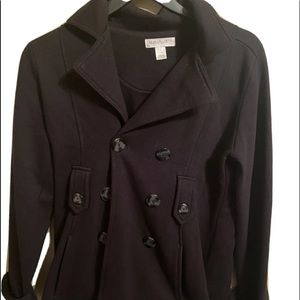 Motherhood Maternity Pea Coat Black Size Small